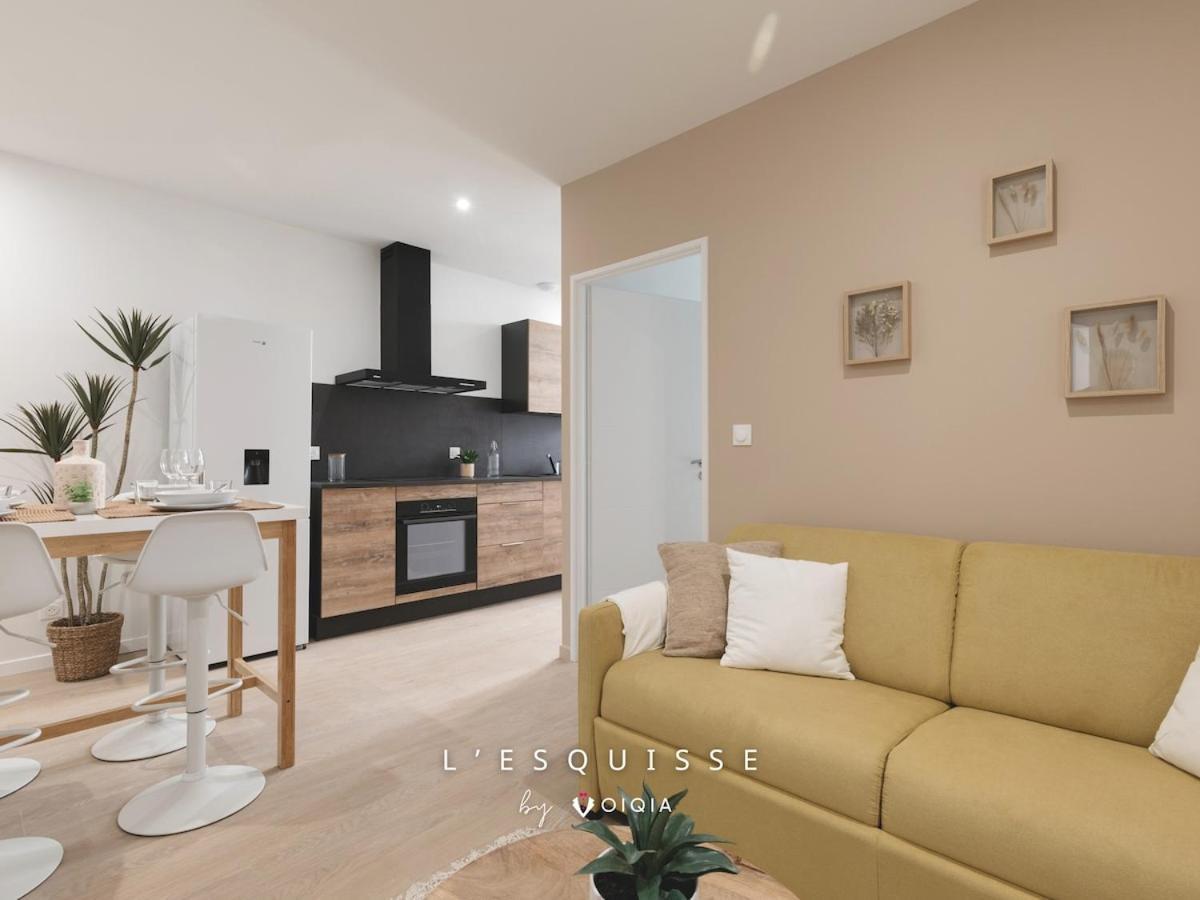 L'Esquisse ~ Hypercentre ~ Climatisation Apartment Perigueux Luaran gambar