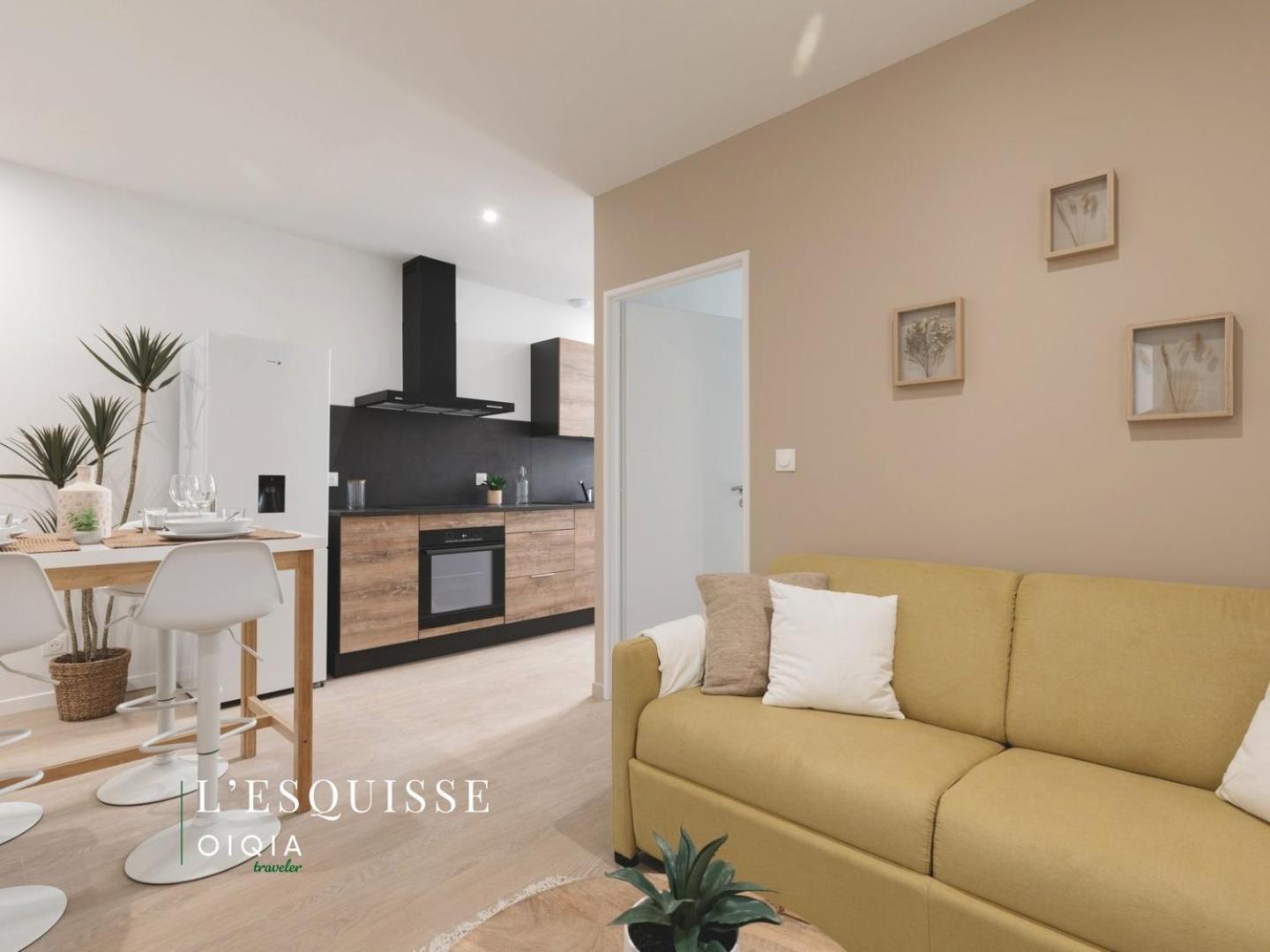 L'Esquisse ~ Hypercentre ~ Climatisation Apartment Perigueux Luaran gambar